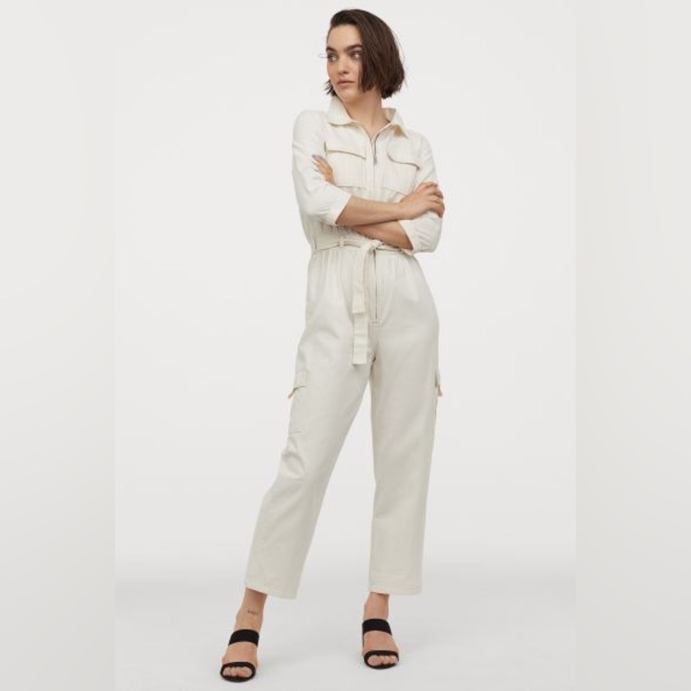H&M Brand new, with tags, denim jumpsuit.